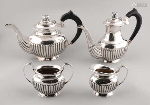 Silver crockery, 4 pieces