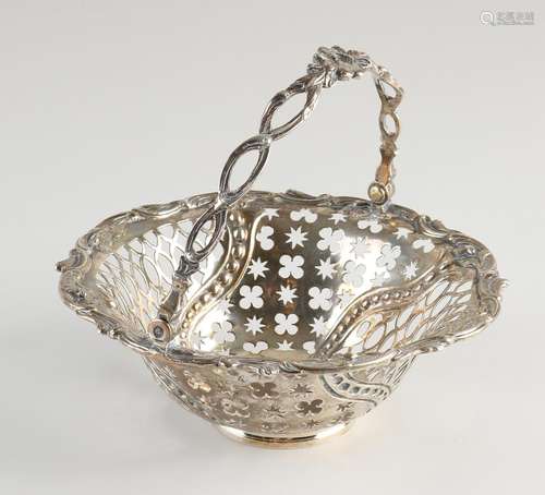 Silver bonbon dish, 18th century