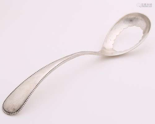 silver egg spoon