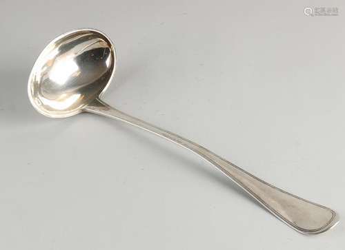 Silver serving spoon, 1863