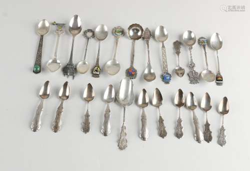 Lot of silver spoons