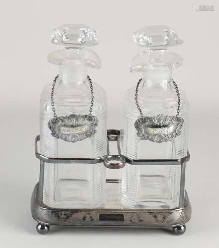 Antique liqueur set, 1900