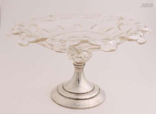 Tazza on a silver foot