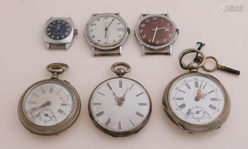 Lot with 6 watches