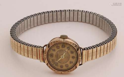 gold ladies watch