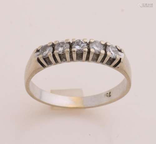 White gold riding ring