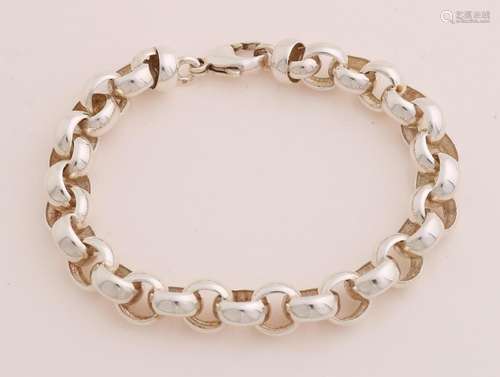 Silver jasseron bracelet