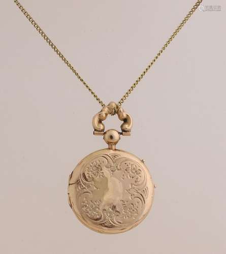 gold medallion pendant