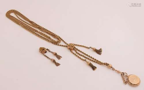 gold antique necklace