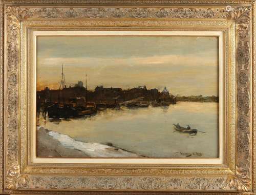 Wetering de Rooy, Winter harbor view