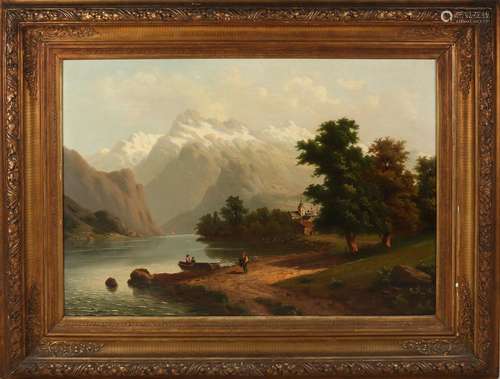 Mr Sander? Mountain landscape with mountain lake