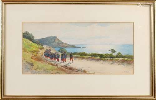 Pierre Comba, Infantrymen along the coast