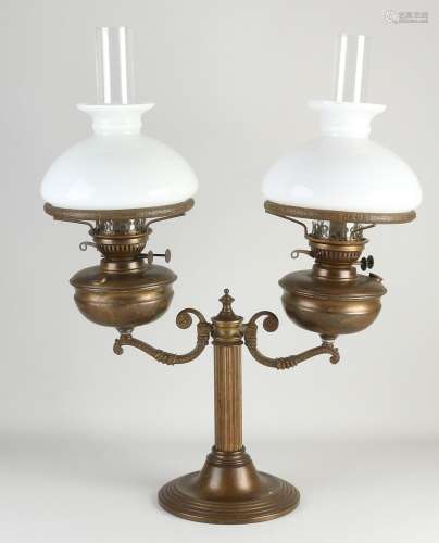 Antique oil lamp, 1880