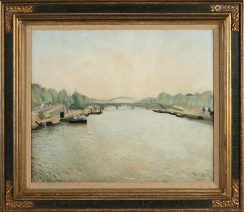 Edmond Ceria, River Seine in Paris