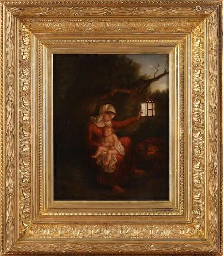 Unsigned, Woman with child