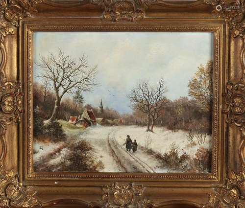 Theo Bijkerk, Winter landscape