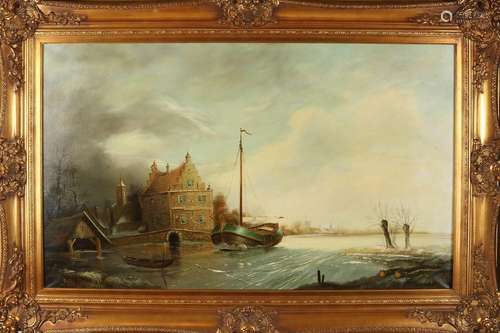 Frits Meijer, Dutch winter view