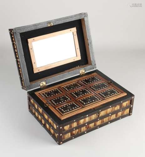 Porcupine quills jewelry box