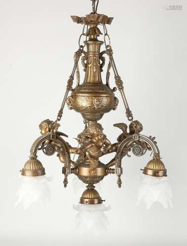 Bronze hanging lamp