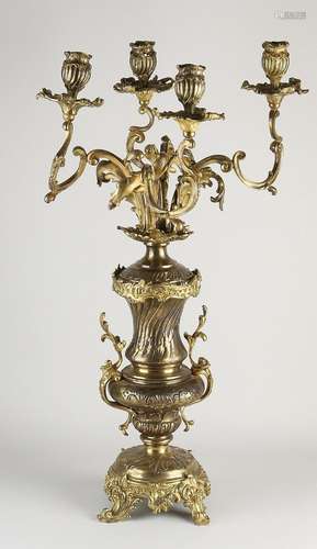 Four-armed candlestick, H 66 cm.