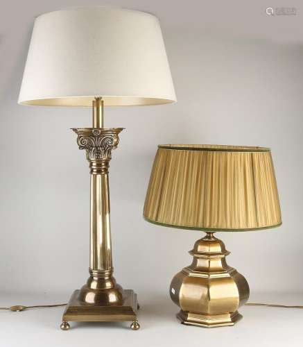 Two table lamps