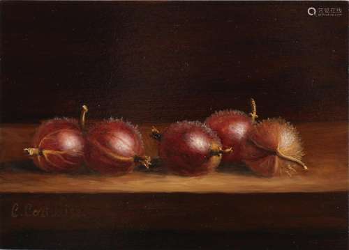 Cornelisz, Still life with gooseberries