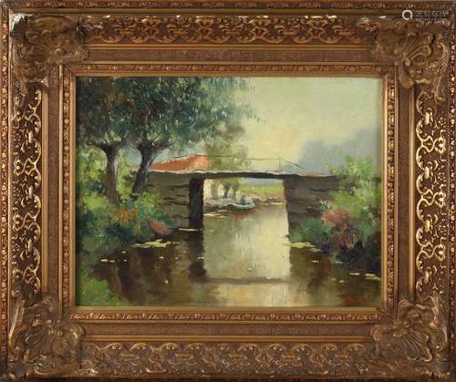 M. Ottee (Arnoud van Gilst), Bridge at Giethoorn