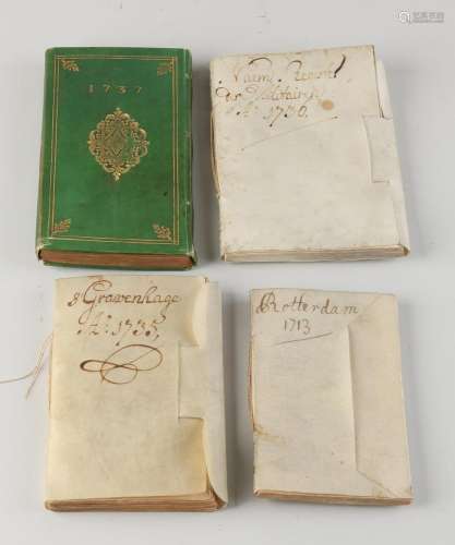 Four 18th century antiquarian books