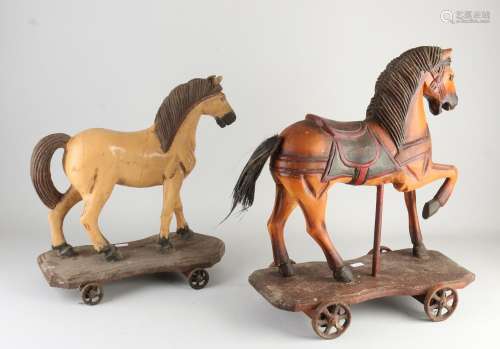 Two toy horses