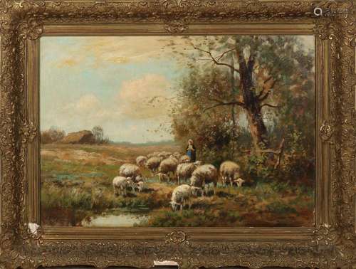 C. Verschuur, Farmer with sheep