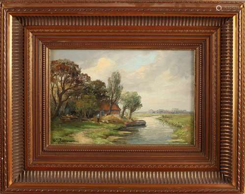 WJ Pasman, Landscape with farm