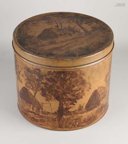 Antique storage drum, 1900