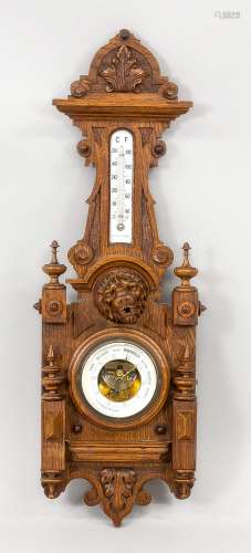 Antique barometer, 1890