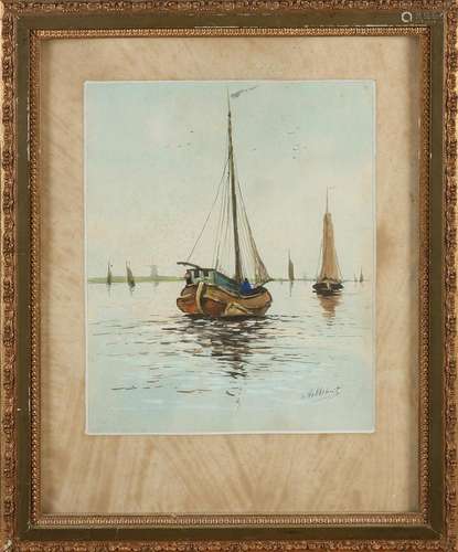 To Hobbe Smith, Flat-bottomed boats on calm water