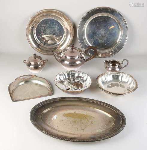 Lot old plated