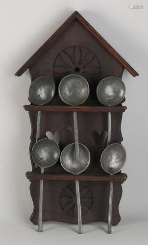 Spoon rack + spoons