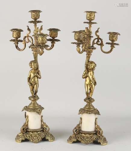 Two candlesticks