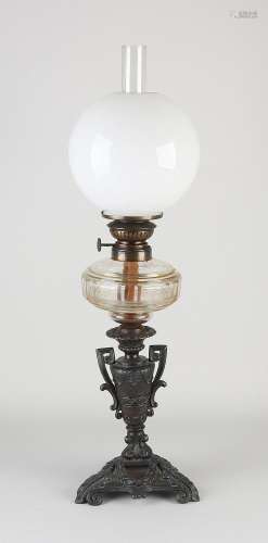 Antique petroleum lamp, 1900