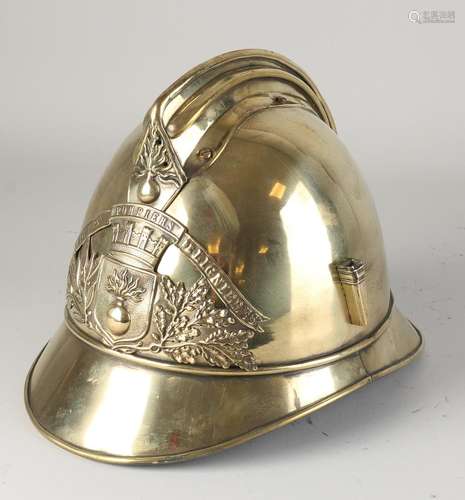 Old fire helmet