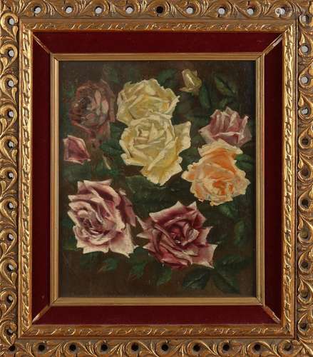 Unsigned, Still life roses