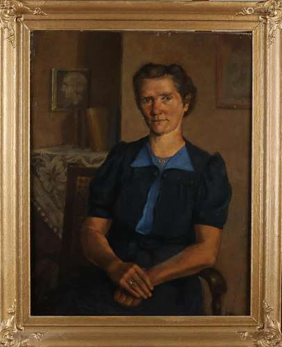 hub. Brewer, Woman's portrait