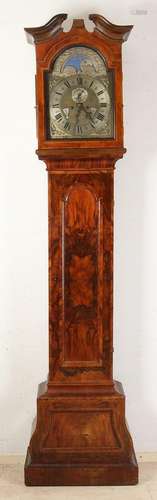 18th century Dutch grandfather clock, H 245 cm.