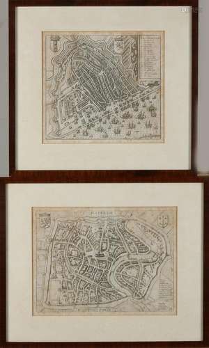 Two 17th-18th century cityscapes