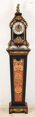 Boulle clock on pedestal