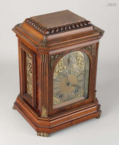 Antique table clock, H 33 cm.