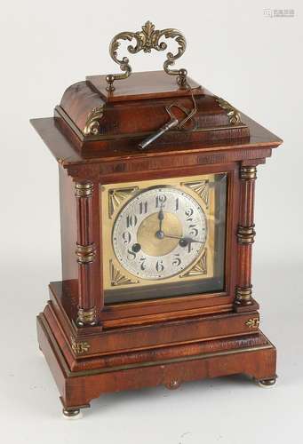 Antique German table clock, 1900