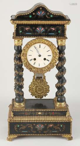 Antique French portal clock, 1870