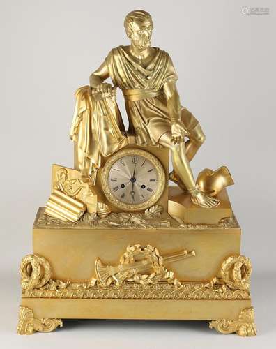 Capital Charles Dix mantel clock, 1820-1830