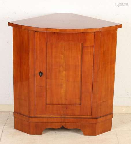 Cherry wood corner cabinet