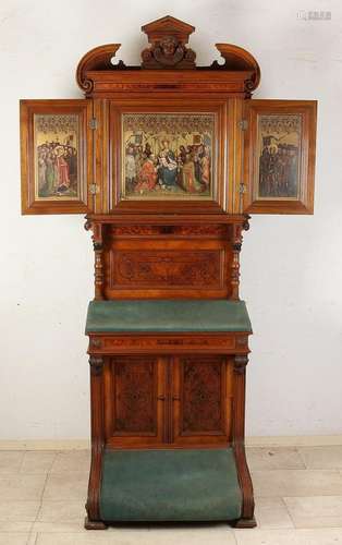 Antique tabernacle praying chair